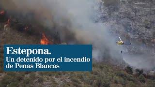 Un detenido por el incendio de Estepona y cerca de 200 evacuados