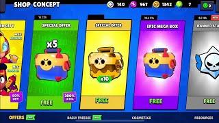 ️Let's GOOOCLAIM NEW FREE MEGA BOXES|MORE UPDATE GIFTS |BRAWL STARS 