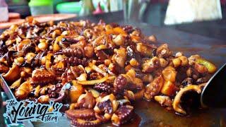 BEST SELLER! Stir Fry OCTOPUS Cooking With EXTRA SPICY Sauce - Indonesian Street Food