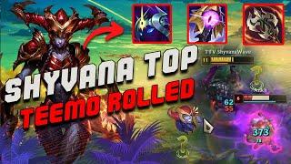 Shyvana Top vs Teemo ZERO DEATH - 20 KILLS Hybrid Build