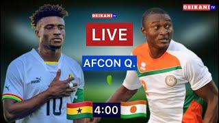 (LIVE) GHANA VS NIGER - AFCON QUALIFIER 2025 | BLACK STARS FINAL MATCH