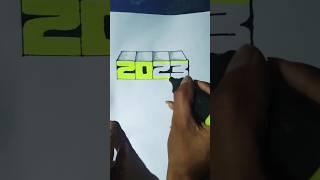 How To Make A 3D drawing 2022 #creative #artist #condsty #shorts