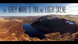 Grey Mare's Tail & Loch Skene, Moffat Scotland, an Aerial Tour