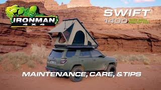 Swift 1400 Rooftop Tent Maintenance, Care, & Tips | Ironman 4x4