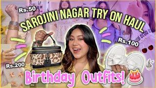 Sarojini Nagar *Birthday Outfits* Try On HaulBags, Jewellery, Branded Clothes | ThatQuirkyMiss