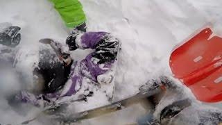 Dramatic Rescue of Skier Caught in Avalanche