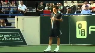 Roger Federer the best trick with this racquet