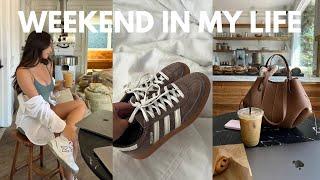 weekend in my life l grwm, makeup haul, errands, workout & trader joes haul