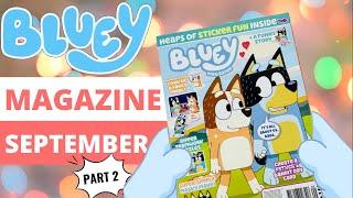  Bluey Magazine September Issue Part 2‼️ | Bluey Books & Crafts | Disney Jr | ABC Kids