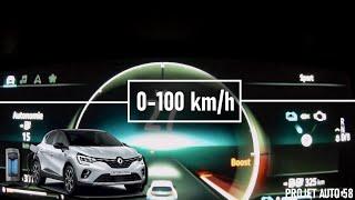 Renault Captur 2 E-Tech Plug-In 158 : 0-100 km/h