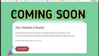 COMING SOON (MAKE YOUR OWN E SOCIAL WEBSITE WITH WOWONDER) Hunzii Tech #Shorts