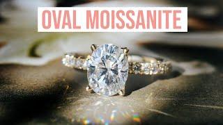 Designing an Oval Moissanite Engagement Ring