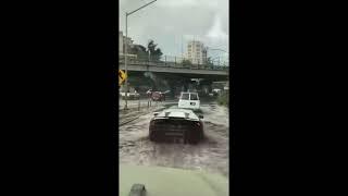 This will happen if you take your Lambo after heavy rain