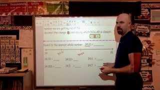 Rounding decimals to the nearest whole number