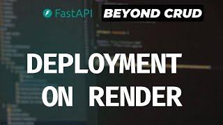 Deploying FastAPI, PostgreSQL, Celery & Redis on Render - FastAPI Beyond CRUD (Part 23)