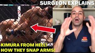 Islam Makhachev KIMURA FROM HELL almost BREAKS Dan Hooker arm. How Kimuras exploit BONE ROTATION‼️