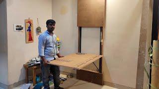 Space saving dining table |Wall mounted डाइनिंग टेबल कैसे बनाए