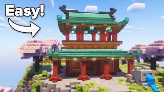 Minecraft: How to Build a Japanese Temple | Tutorial