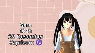 #1 [Perkenalan] Sara And Friend {S.A.F} || SAKURA SCHOOL SIMULATOR DRAMA