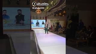 fashion Show in Faisalabad.l click photo me & model Atif & event organizer Fatima sha