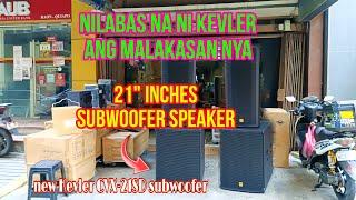 aba may 21" inches subwoofer speaker na si Kevler