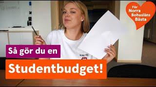 Så gör du en studentbudget!