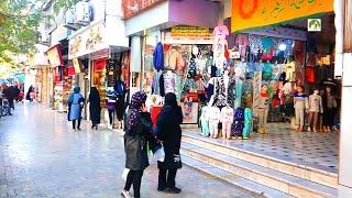 Traveling Iran Walking In Mashhad City Streets & Shops Middle East