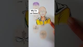 ONE PUNCH MAN - SAITAMA FACE EXPRESSIONS #drawmin6art #fyp #onepunchman