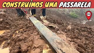 CONSTRUIMOS uma PASSARELA para Comunidade Isolada ( São Franscisco de Paula )