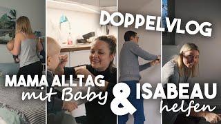 Marcus hilft Isabeau I Aron krabbelt ? DOPPELVLOG Mellis Blog