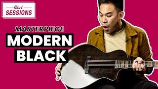 A Stunner From Cort!  The Masterpiece Modern Black Acoustic Guitar [Sessions 2023]