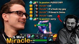 Miracle- and Mira MADE No!ob type ALL CHAT after OWNING his Lane