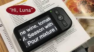 Luna S Electronic Video Magnifier - Voice Control