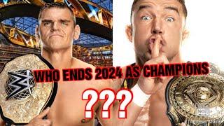 WHO WILL END 2024 AS CHAMPION IN WWE!