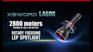 Maxtoch LA60 erste fokussierbare LEP Taschenlampen bis 3000m