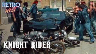 Michael gegen die Motorradbande | Knight Rider | Retrowelt