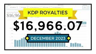 Amazon KDP Income Report for December 2023 - My Best Month to Date!