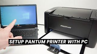 How to wireless Setup Your Pantum P2500W & P2502W Printer With a PC ocmputer