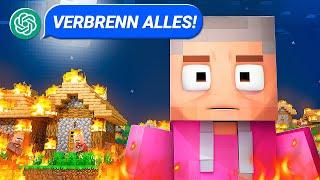 Ich lasse KI mein Leben steuern in Minecraft