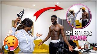 Flirting With Missdemz SHIRTLESS To See Her Reaction!