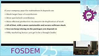 Why and How Companies Should Pay Open Source Maintainers — FOSDEM 2025 — Vlad-Stefan Harbuz