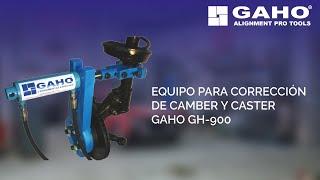 Aprende a utilizar nuestro GAHO GH-900, un equipo corrector para camber y caster.