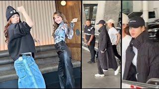 Lisa back to Thailand after Paris Fashion Week  Lisa with Niana Guerrero FUTW dance challenge