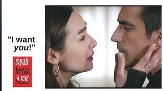 Siyah Beyaz Ask   Ep 24   "I want YOU!"  Kiss!  English    2019