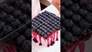 make blue berry cake at home #shorts