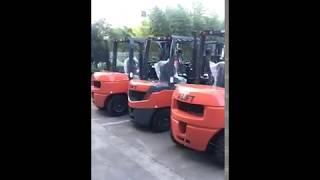 FLIFT 3ton diesel forklift with Japanese engine, with 4.5meter triplex mast.