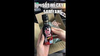 Review sốt mì cay Samyang truyền thống | Momo Review | #Shorts