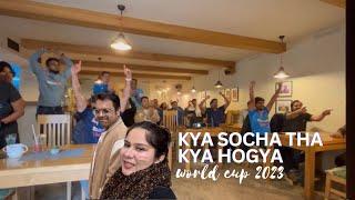 *Our live reactions* #iccworldcup2023 -it’s SAD but still ️our TEAM