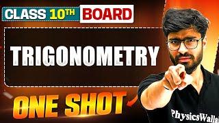 WARRIOR 2025: TRIGONOMETRY in 1 Shot: FULL CHAPTER (Theory+PYQs) || Class 10th Boards