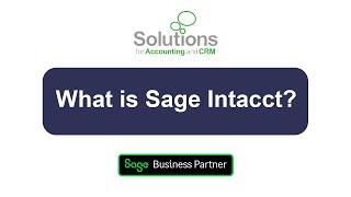 What is Sage Intacct?